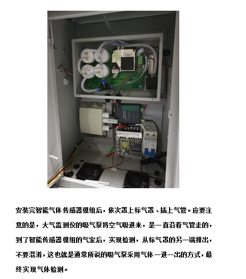 智能氣體傳感器模組內(nèi)置示意圖