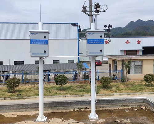 微型空氣站安裝布設現(xiàn)場圖