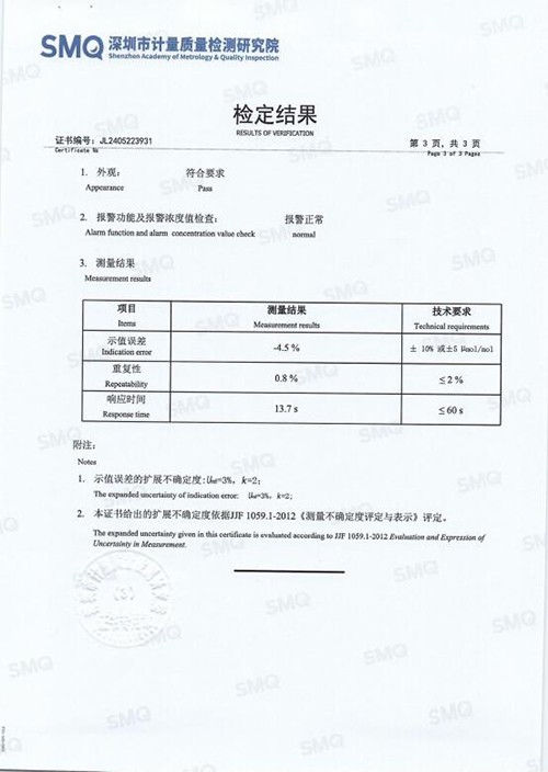 一氧化碳氣體檢測儀