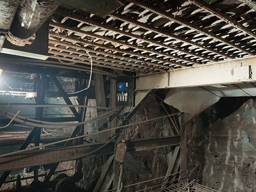 地下道甲烷檢測儀現(xiàn)場圖